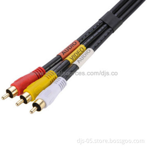 RCA Cable, 3 RCA Male to 3 RCA Male